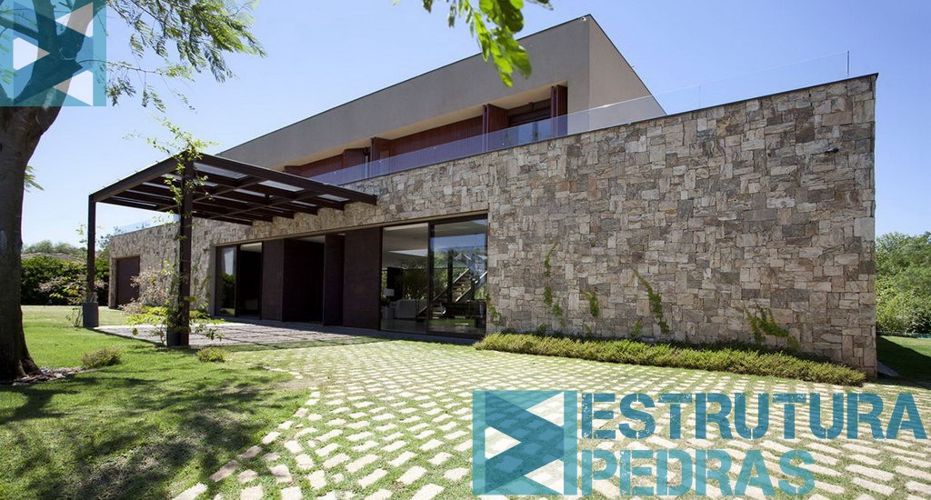 revestimento pedra steel blue 01 - Estrutura Pedras